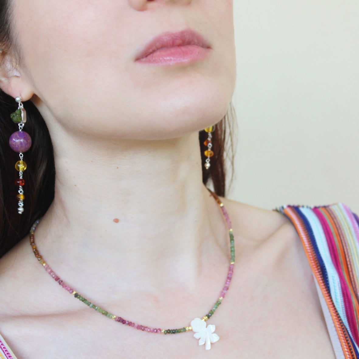 Collana Rosa di madreperla