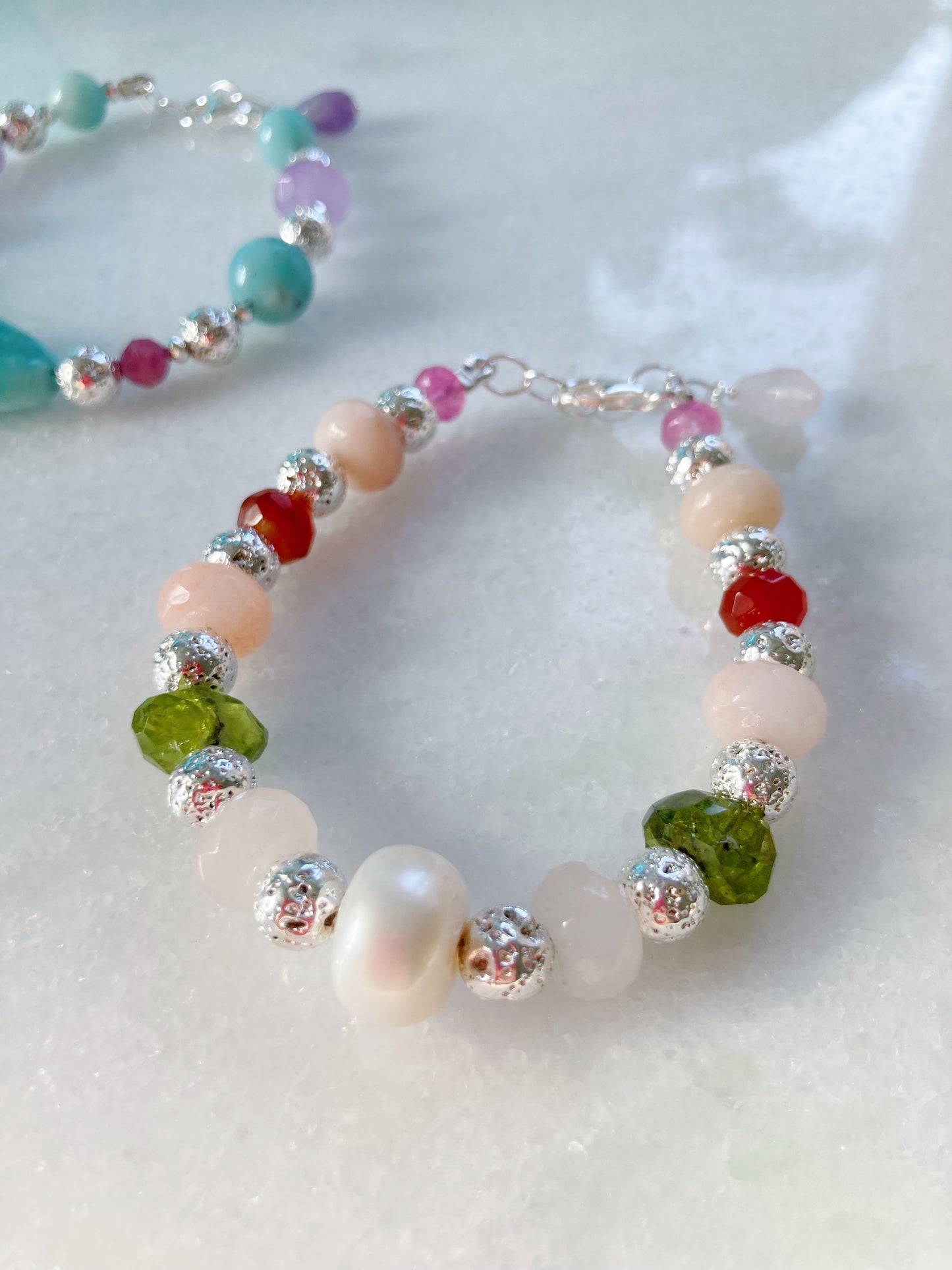 Bracciale serpente perle