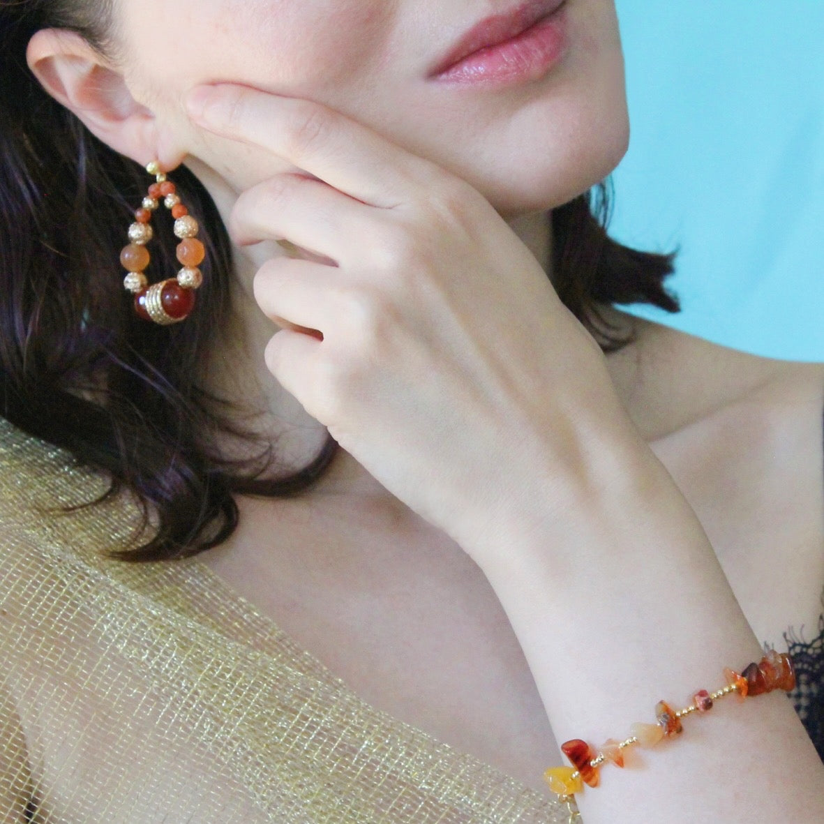 Bracciale Essenziale Corniola