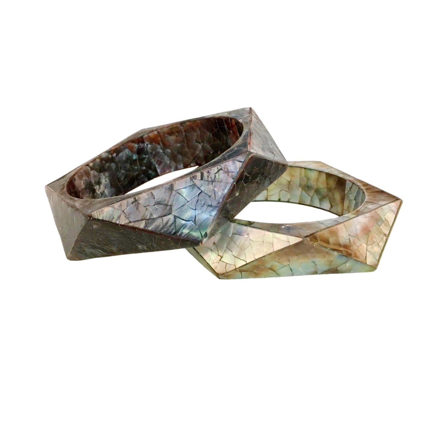 Bracciale rigido madreperla