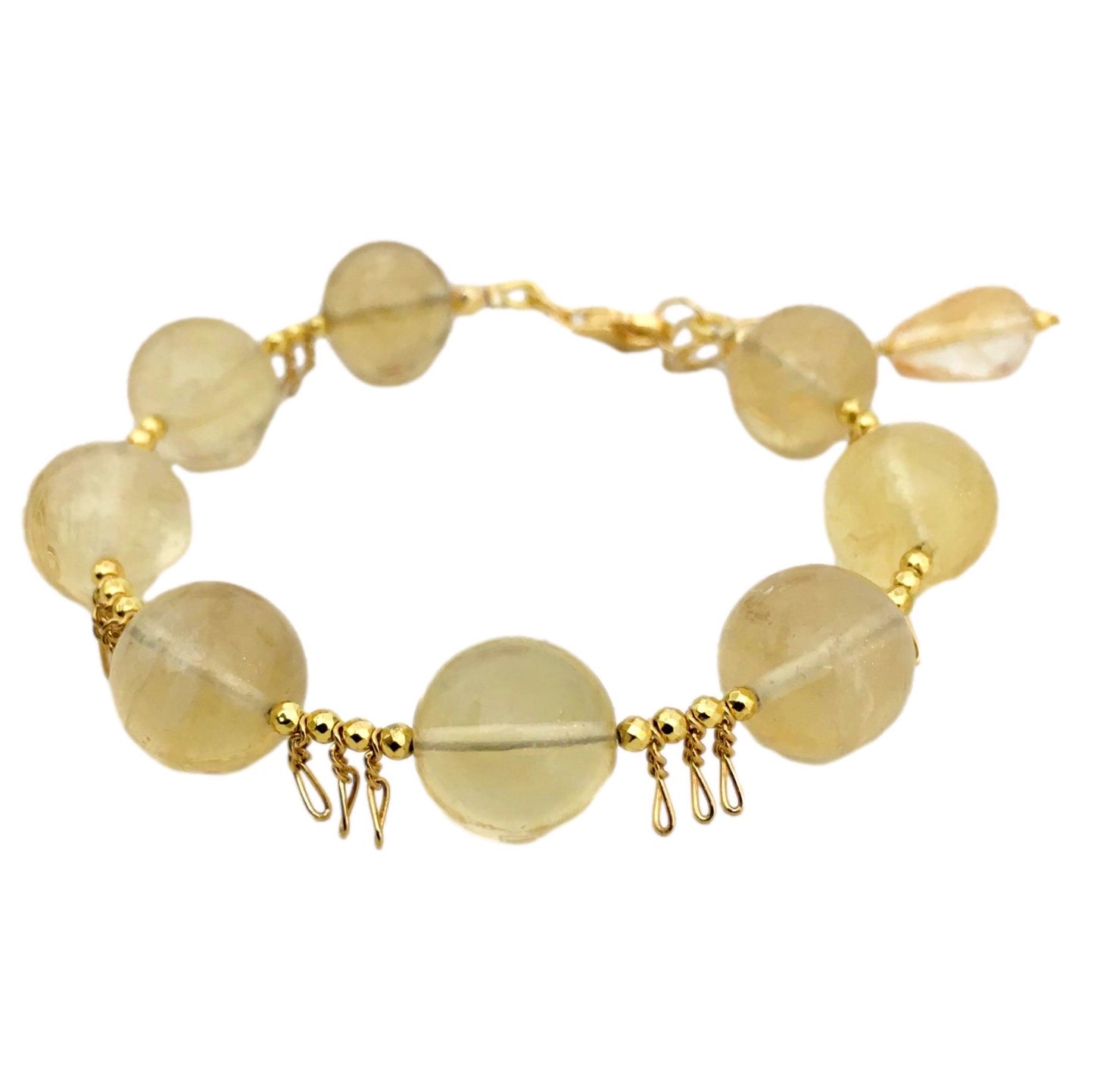 Bracciale frange citrino