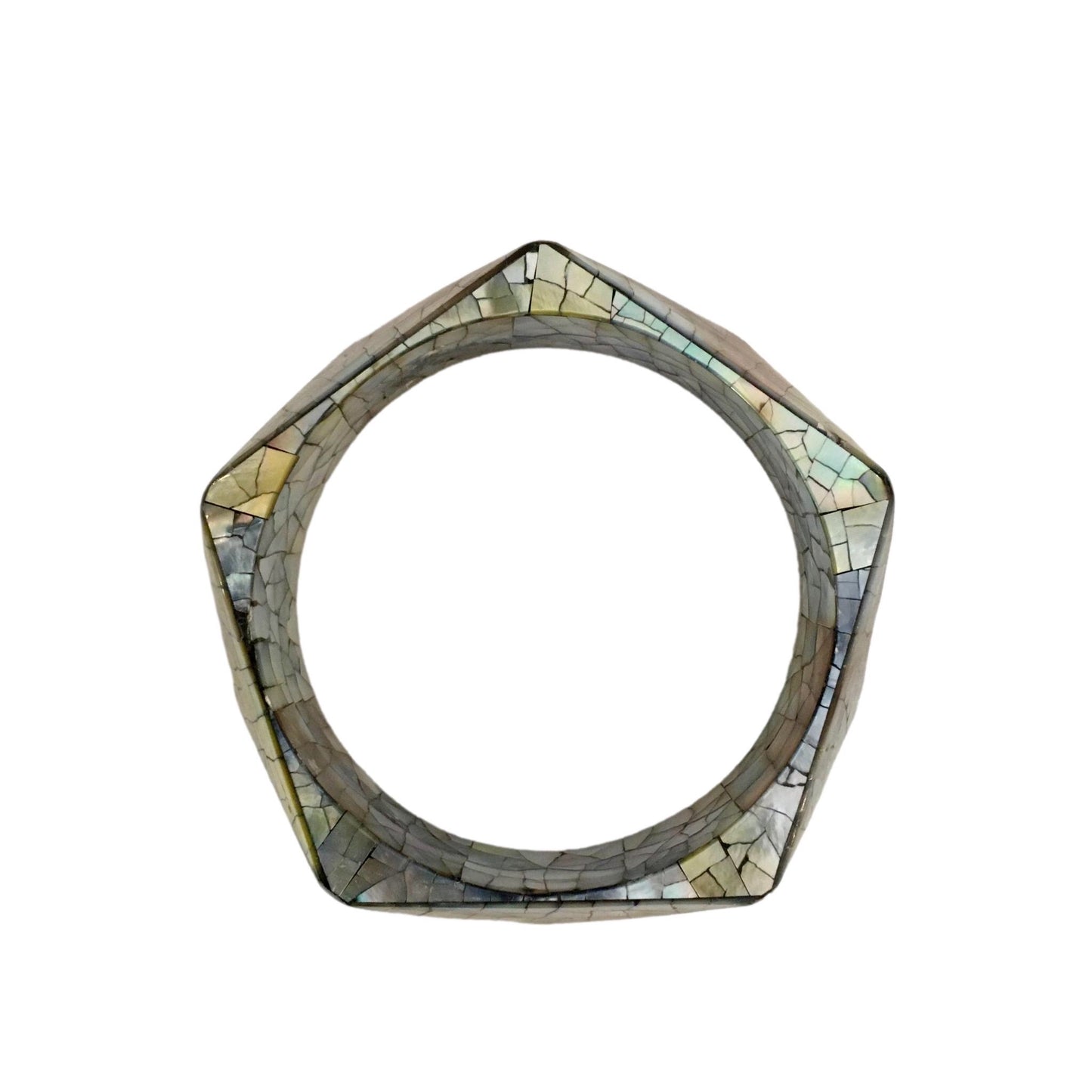 Bracciale rigido madreperla