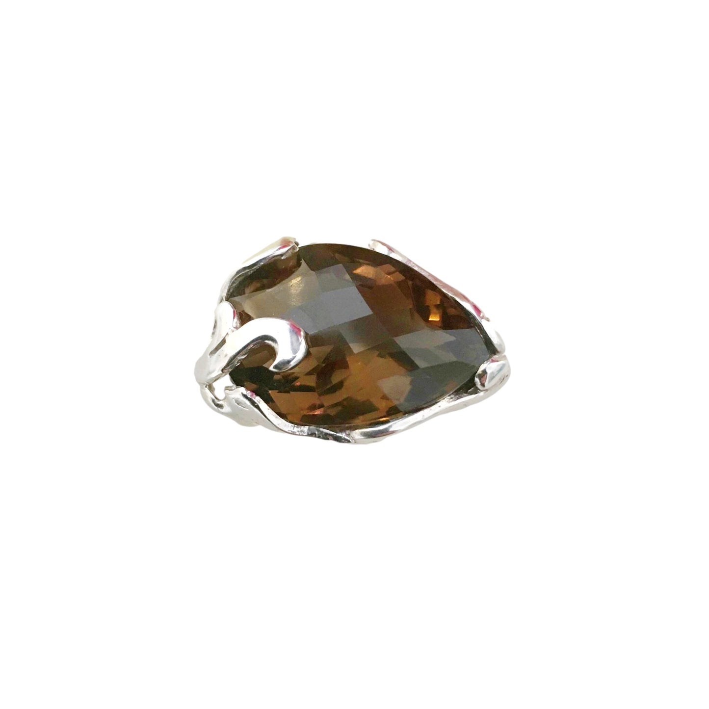 Anello Quarzo Fumè