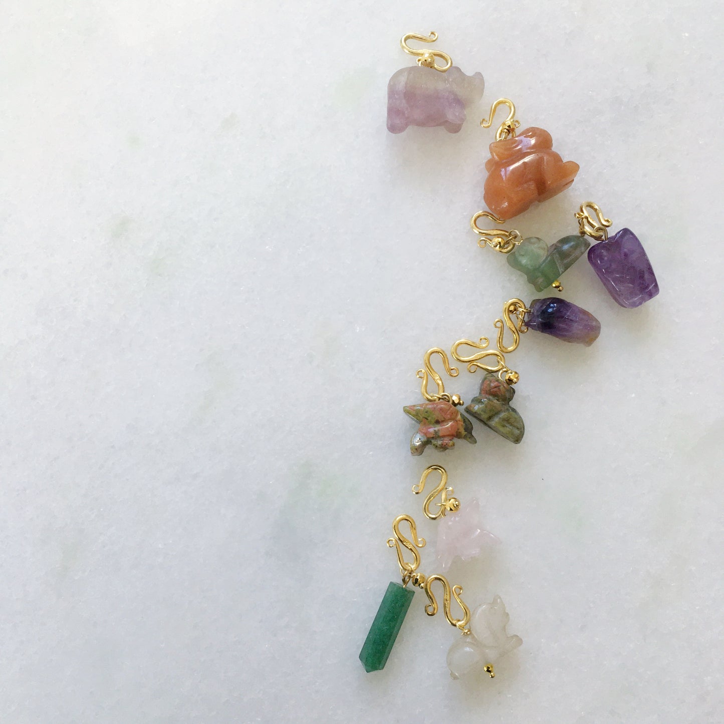 Ciondolo Aquila Rosa