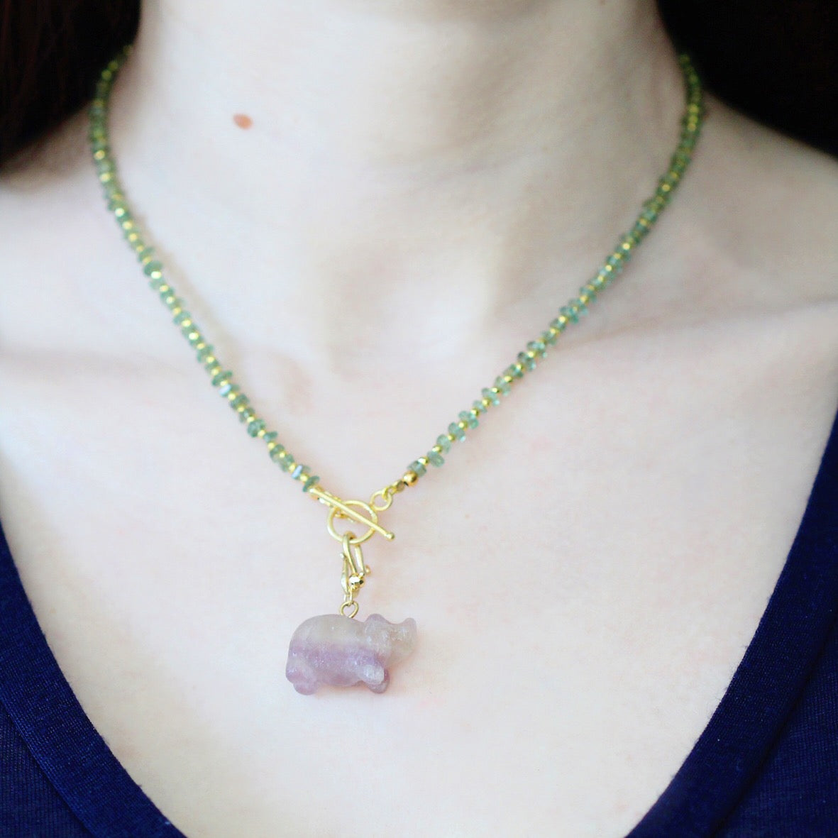 Collana Eterea Verde