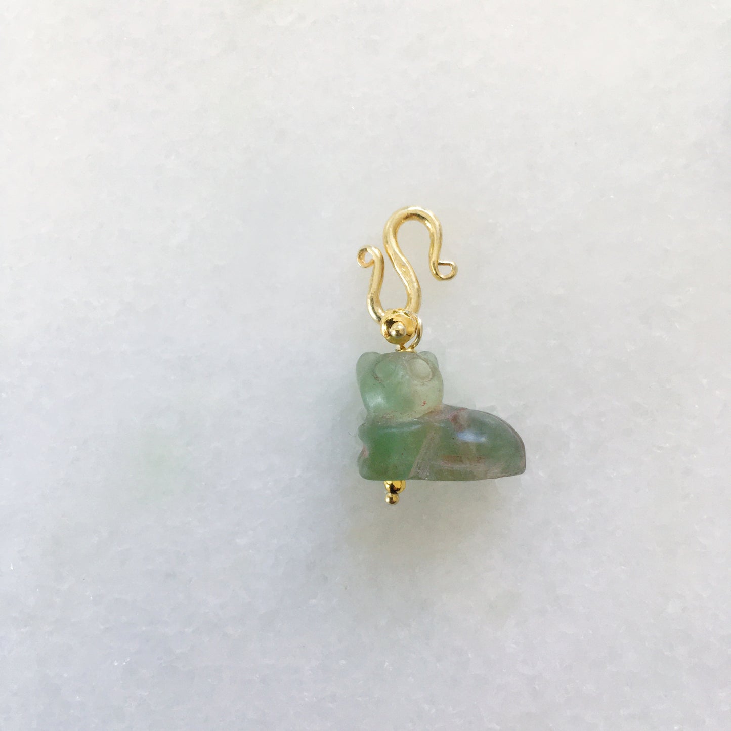 Ciondolo Gatto Fluorite
