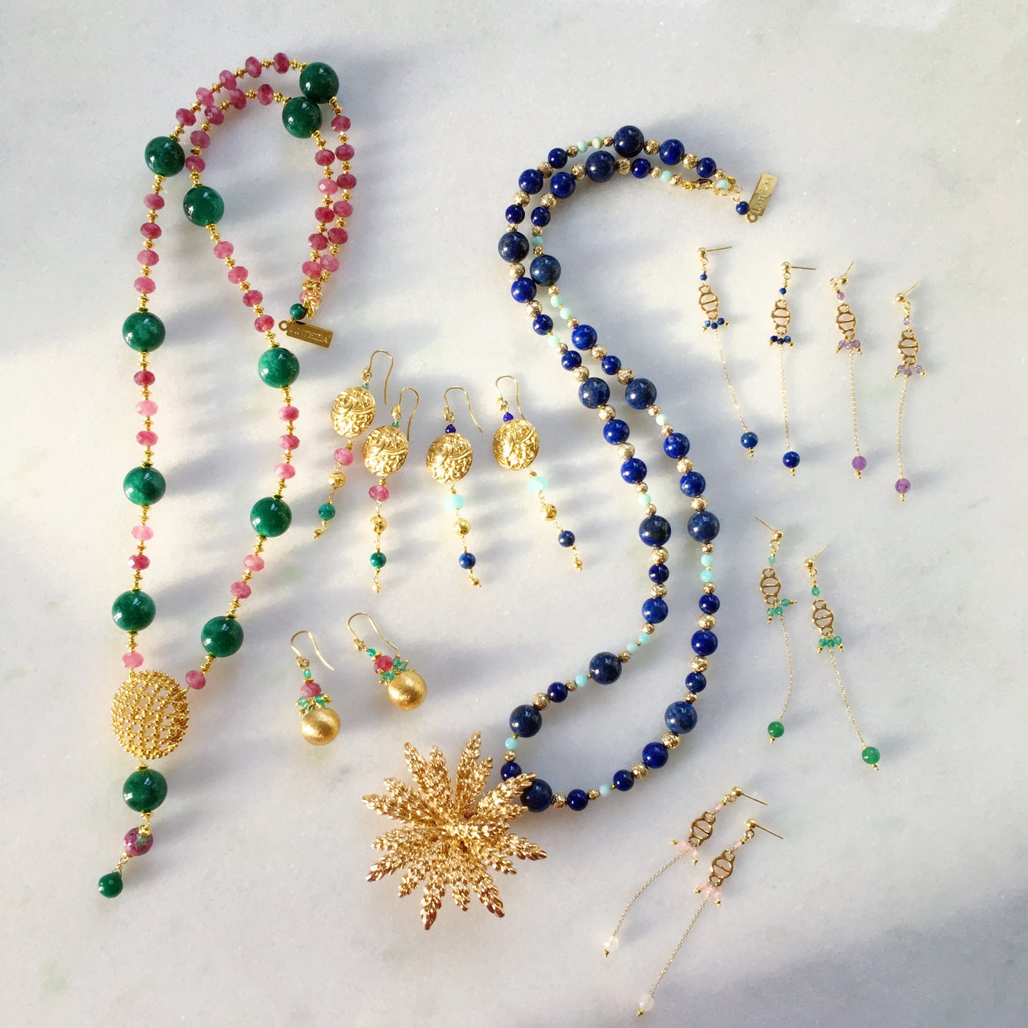 Orecchini Decò Viola