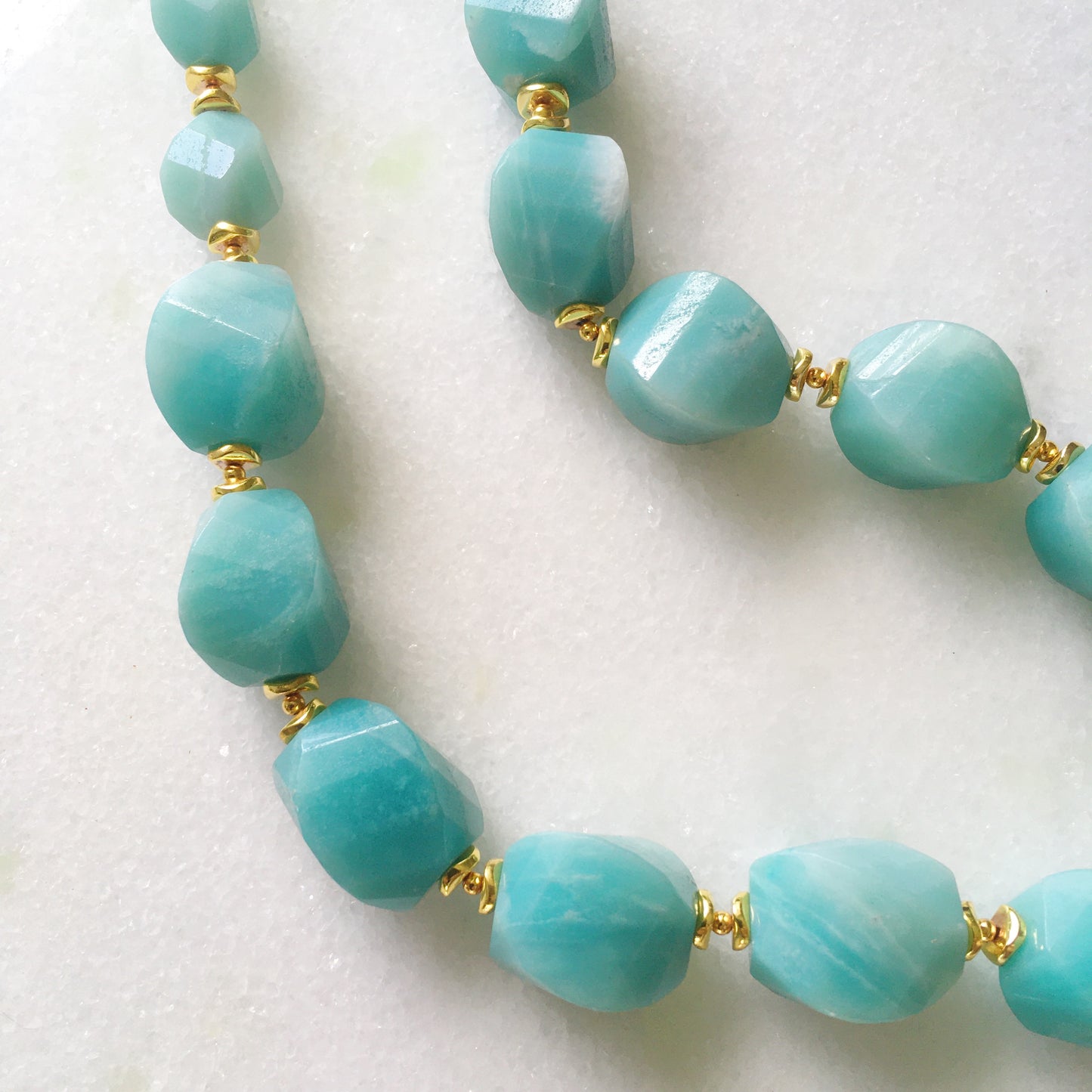 Collana Amazzonite vintage