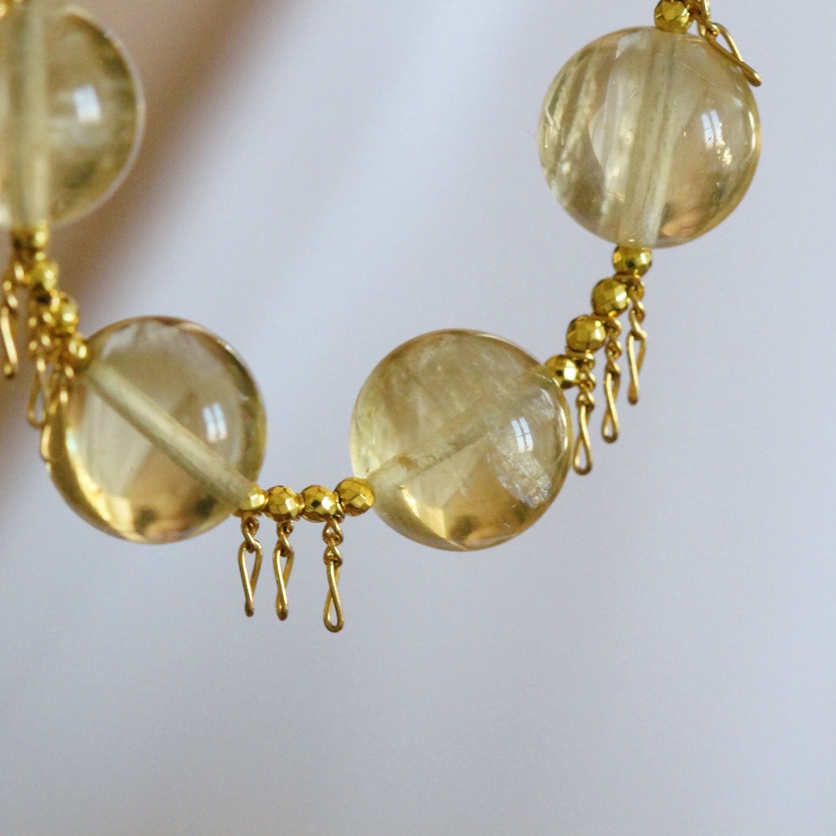 Bracciale frange citrino