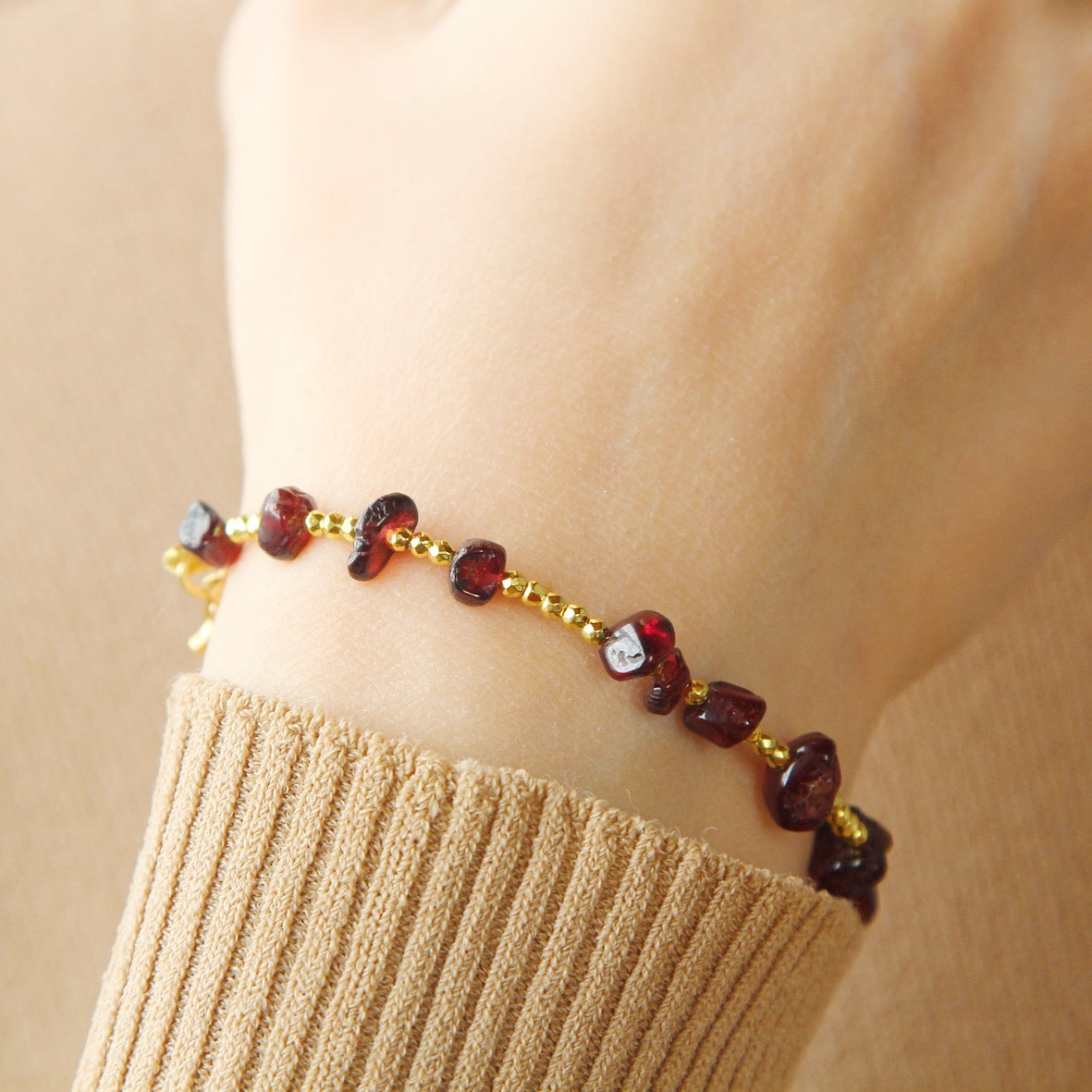 Bracciale cips Granato