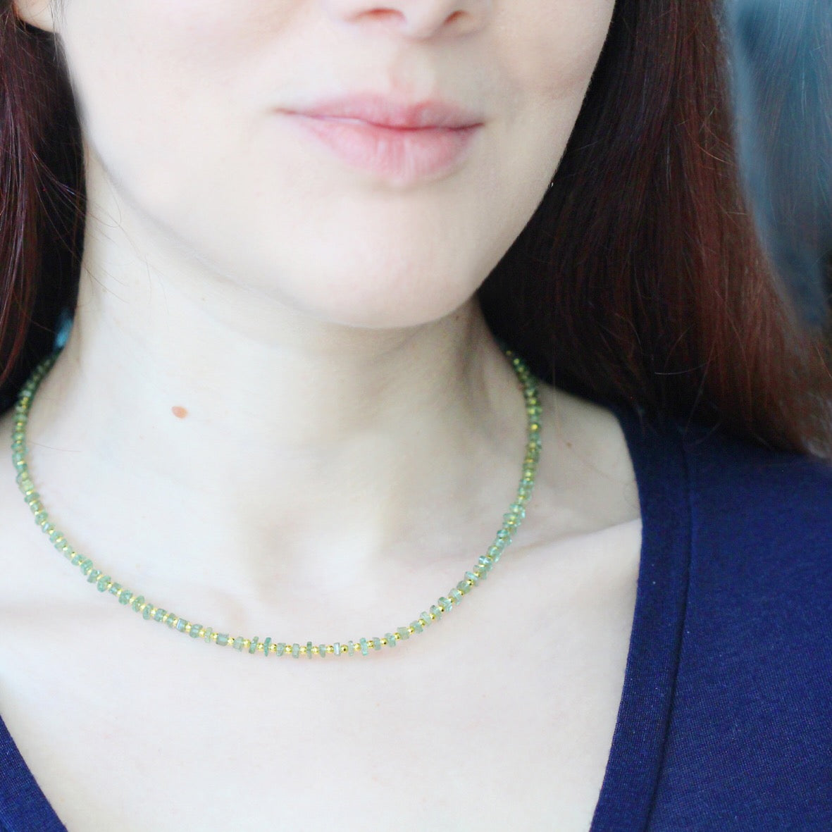 Collana Eterea Verde