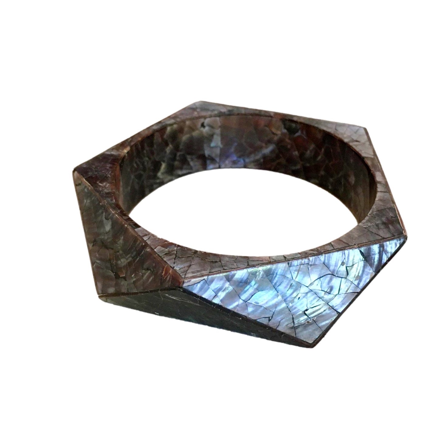 Bracciale rigido madreperla