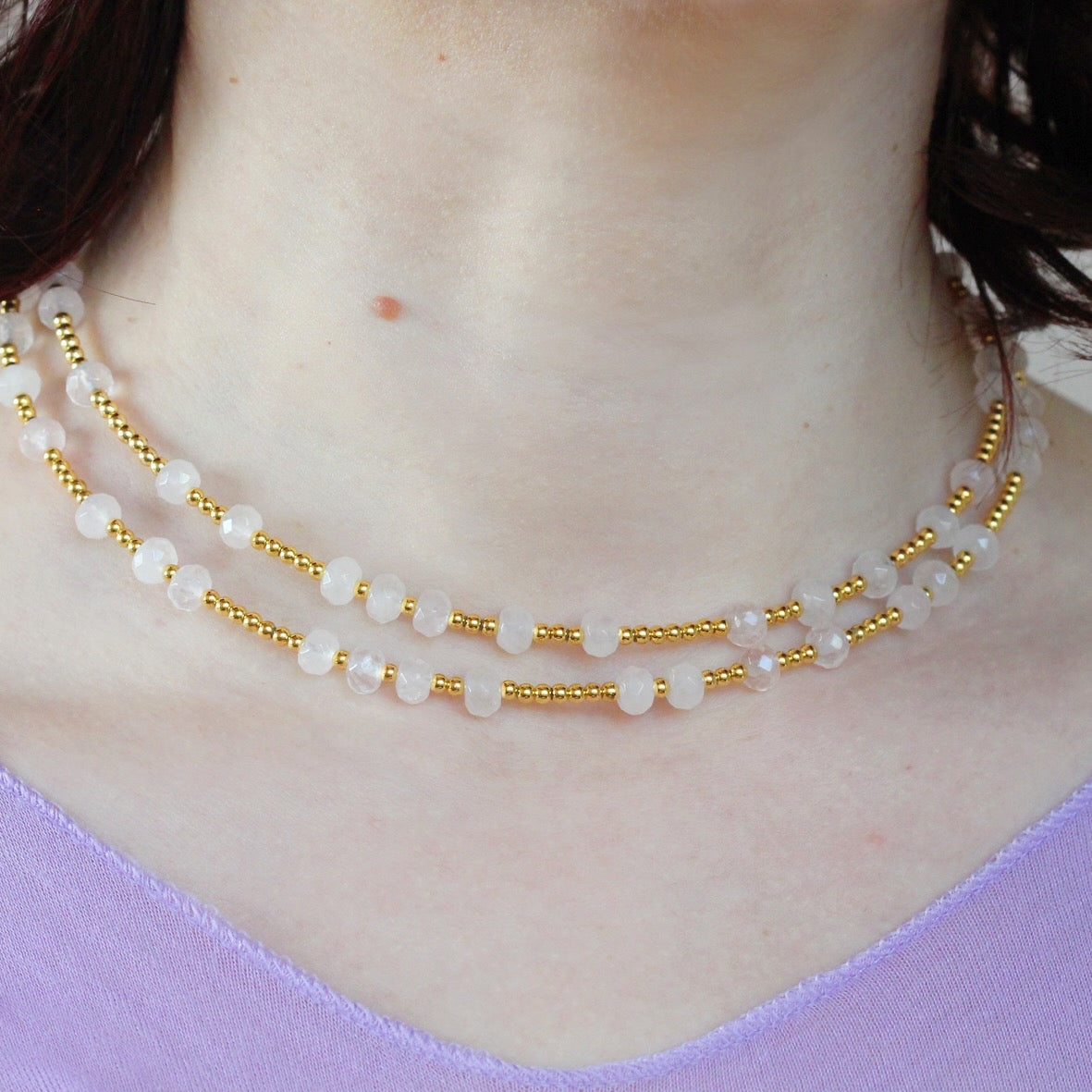 Collana Essenziale Rosa