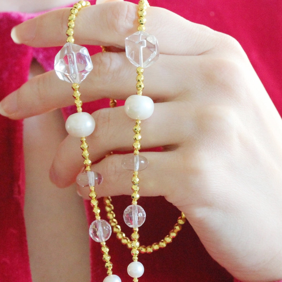 Collana elisir cristallo di rocca