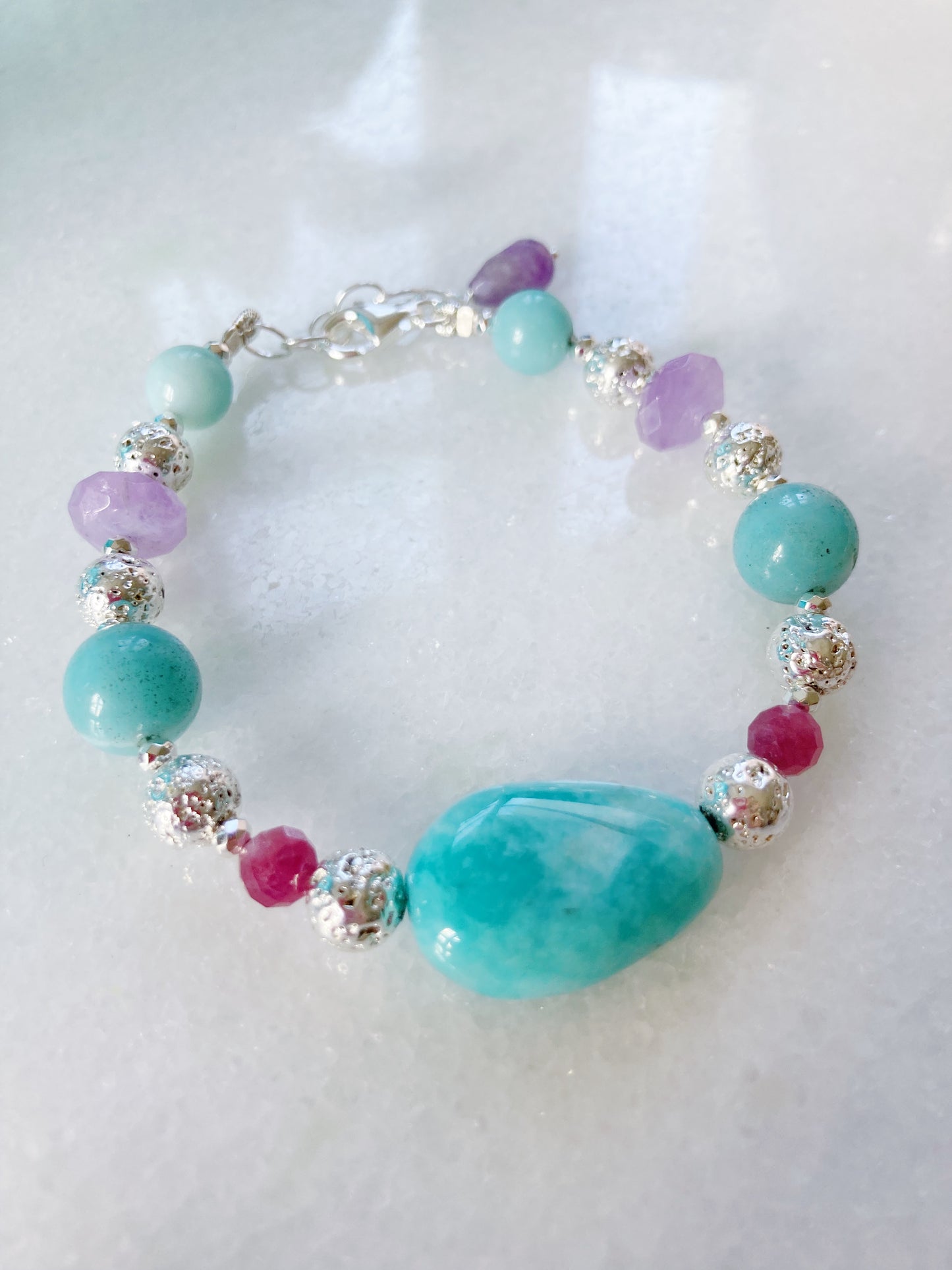 Bracciale serpente azzurro