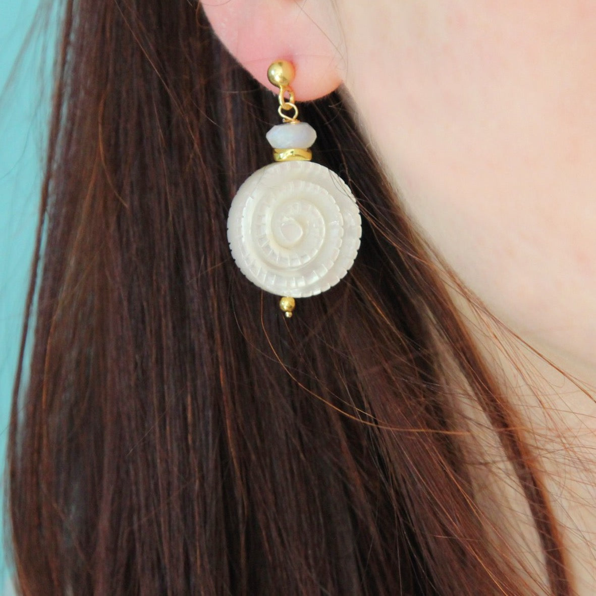 Orecchini Spirale luna