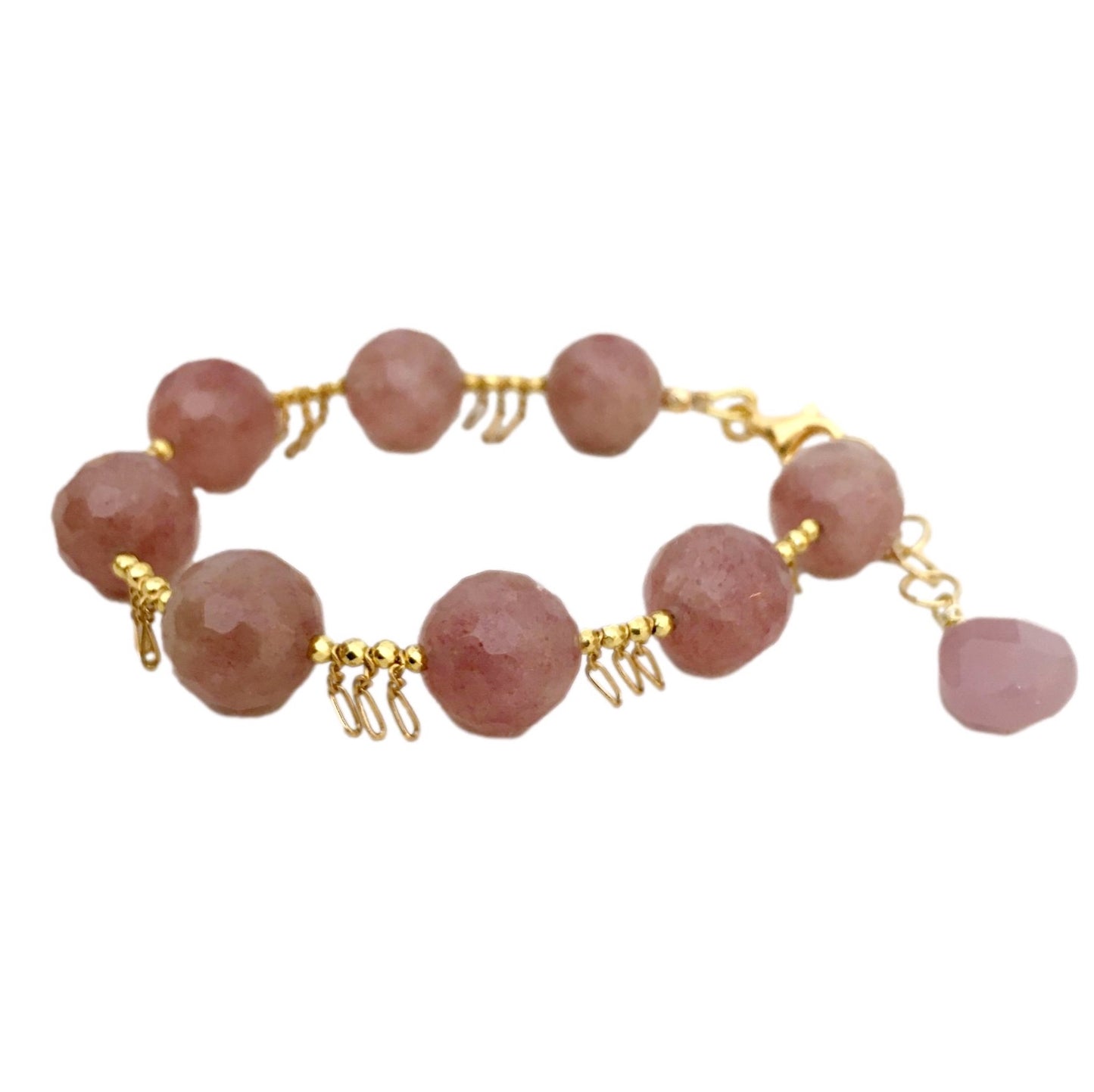 Bracciale frange fragola