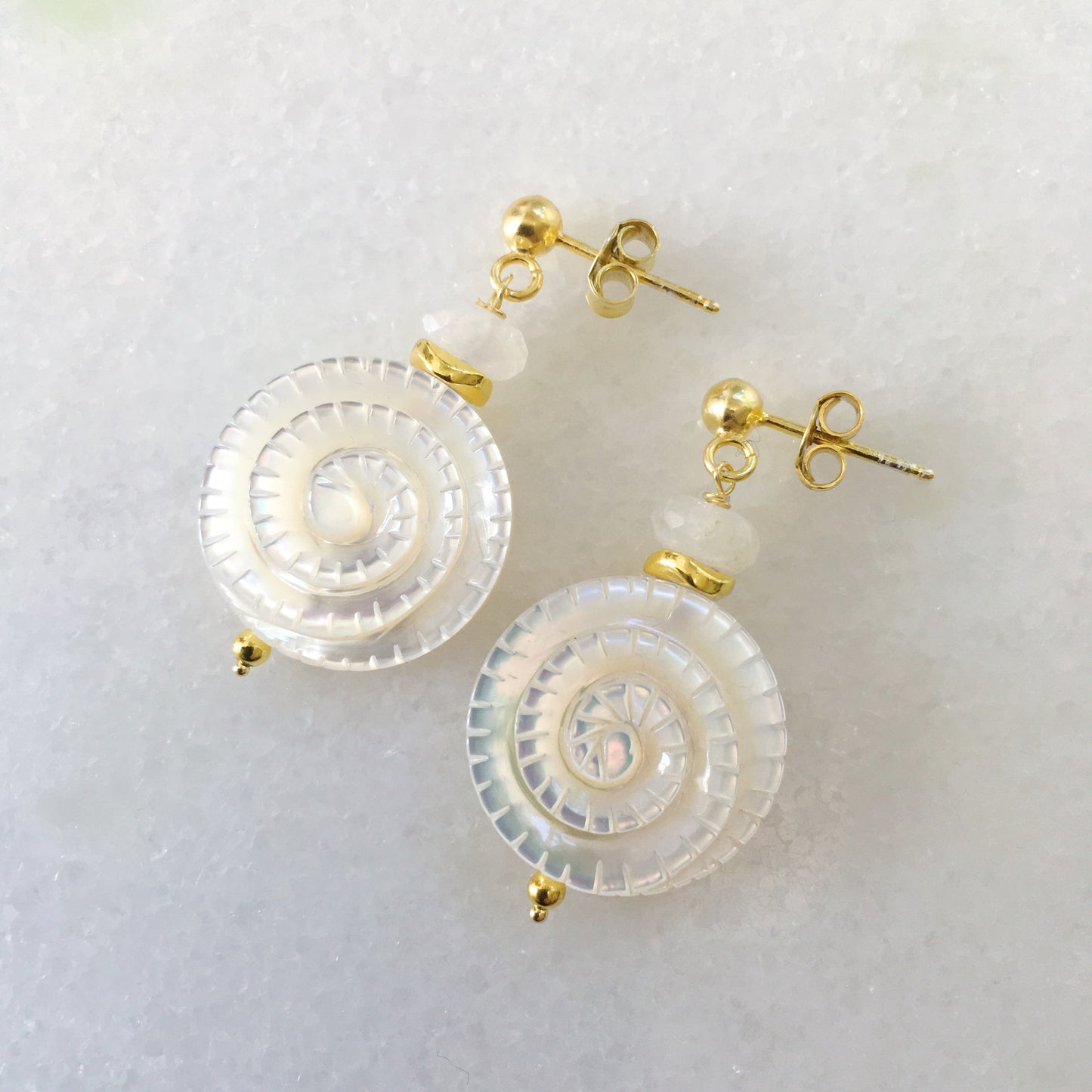 Orecchini Spirale luna