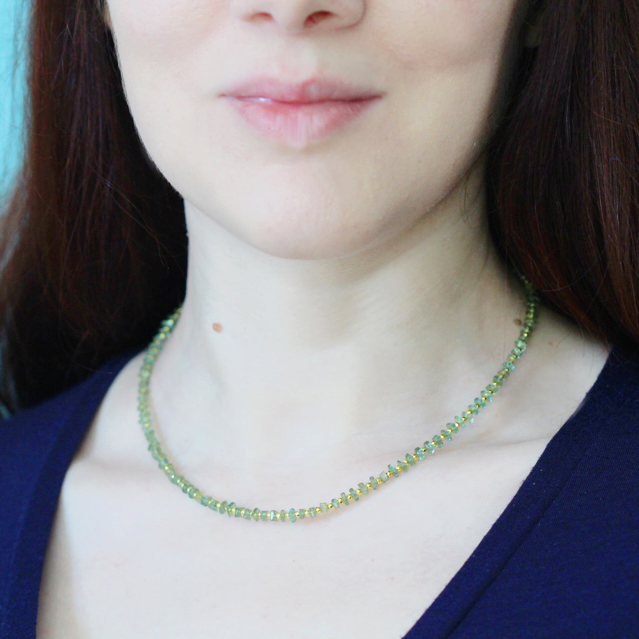 Collana Eterea Verde