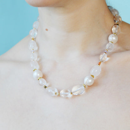Collana Orchidea bianca