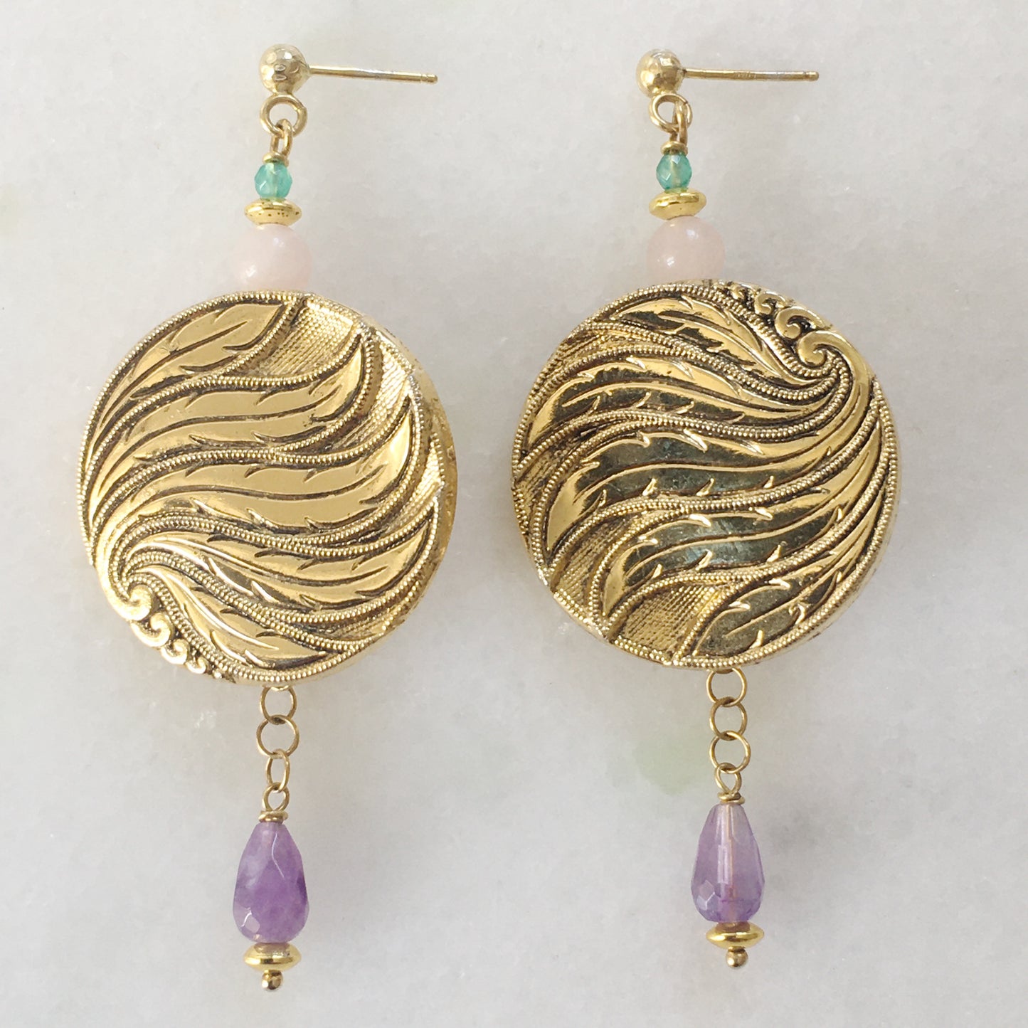 Orecchini Foglie al vento