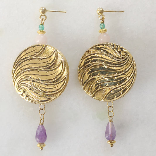 Orecchini Foglie al vento