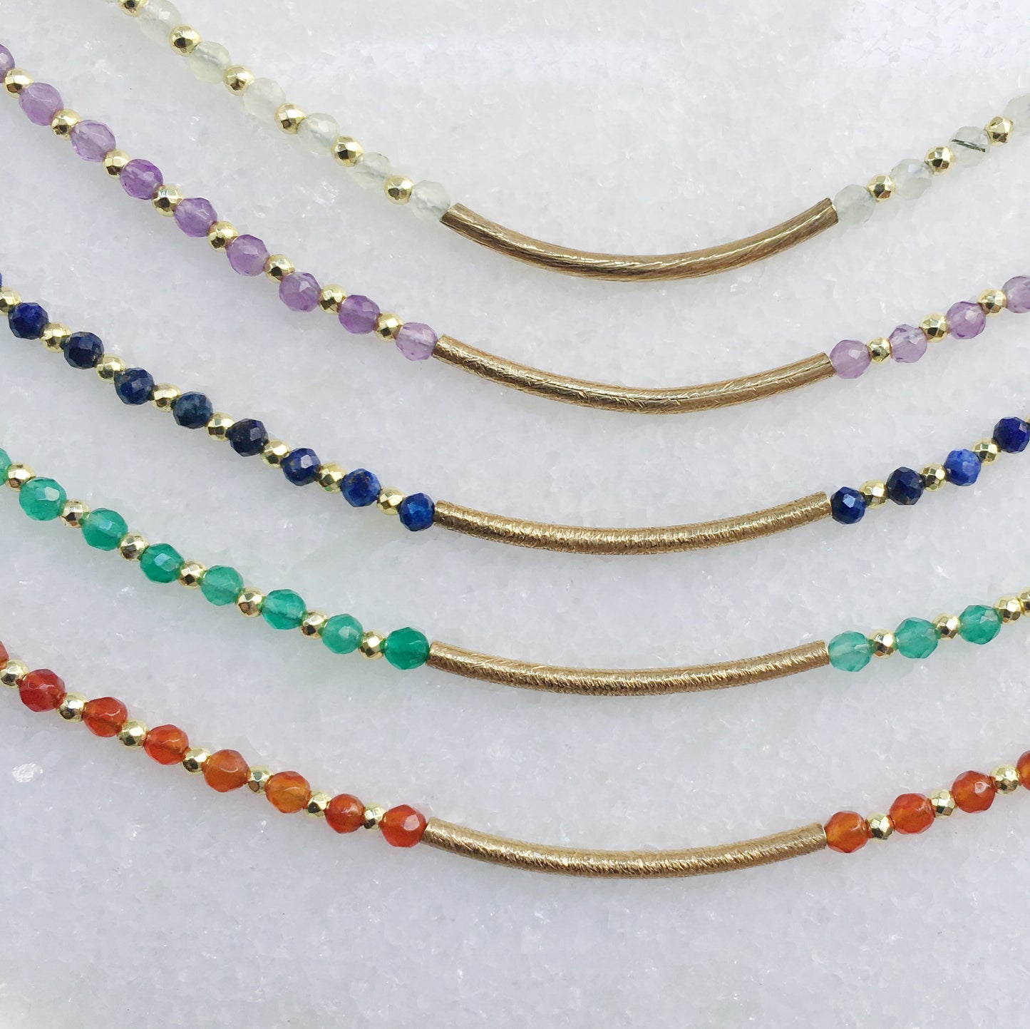 Bracciale luna corniola