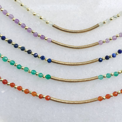Bracciale luna corniola