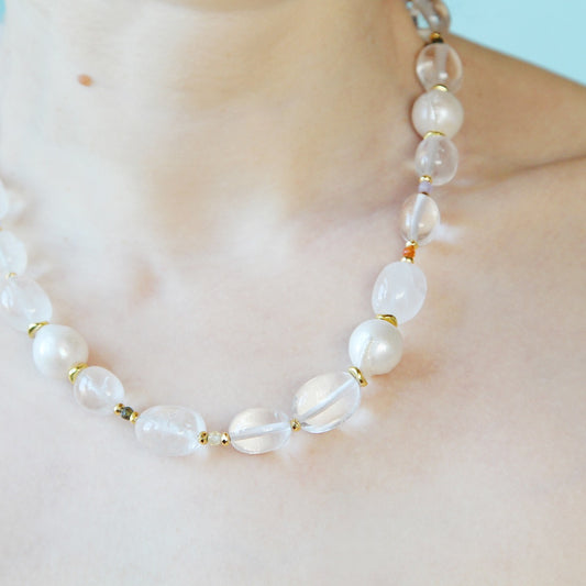 Collana Orchidea bianca