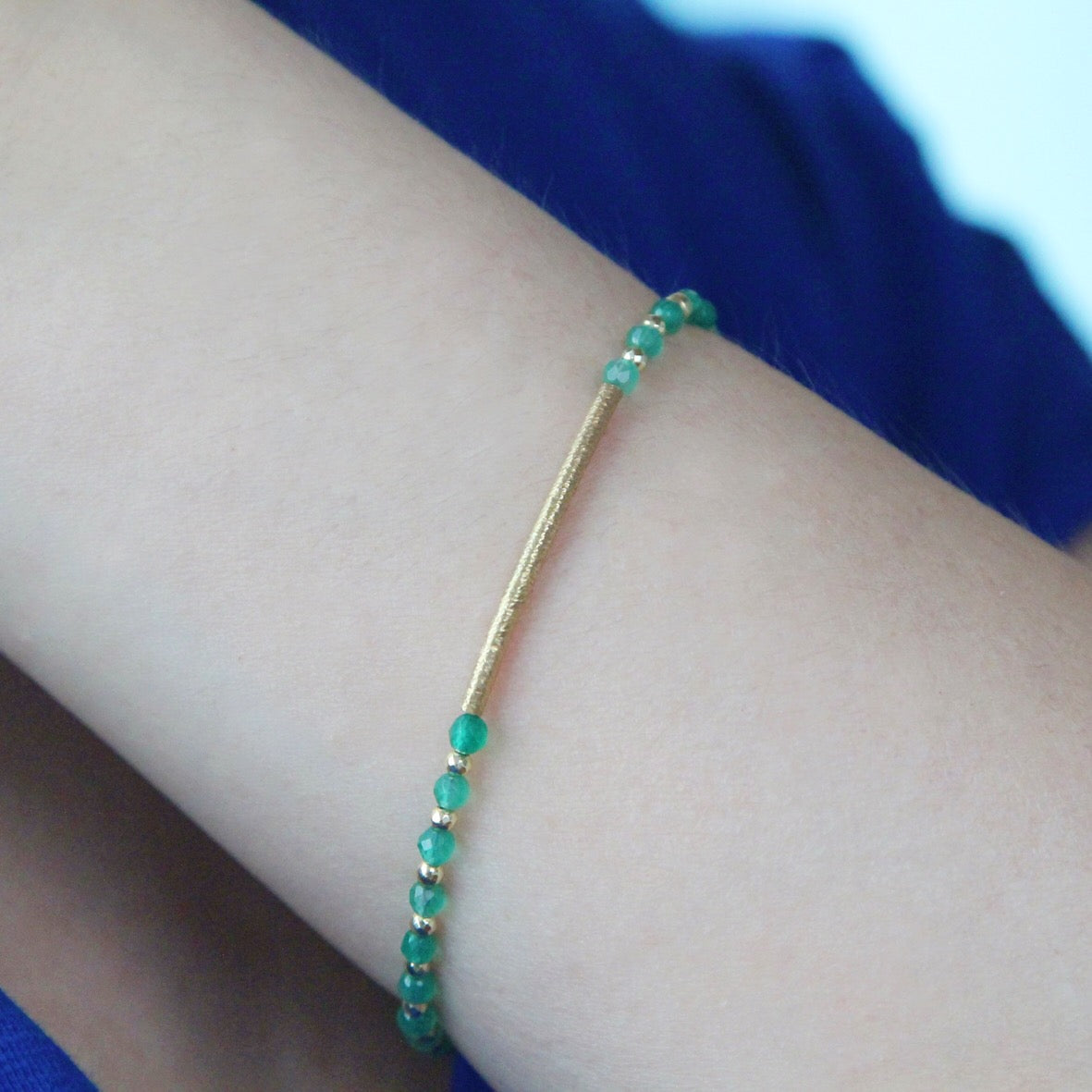 Bracciale luna giada