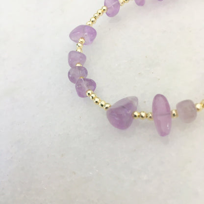 Bracciale essenziale Ametista