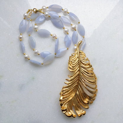 Collana foglia