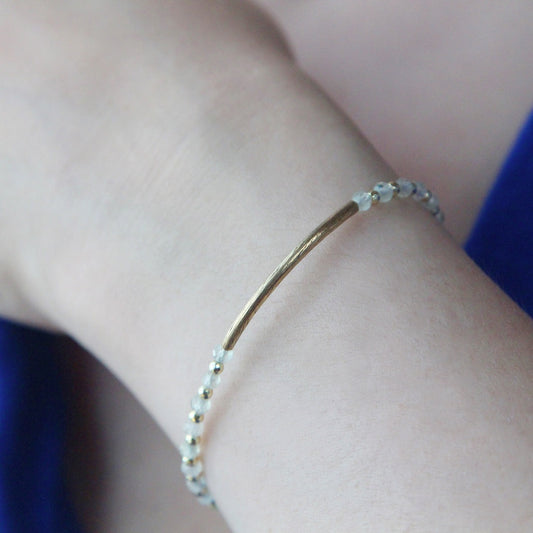 Bracciale luna prehnite