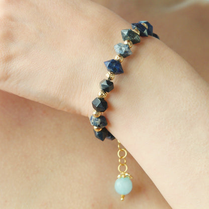 Bracciale cristallo blu