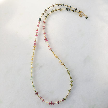 Collana essenziale tormaline
