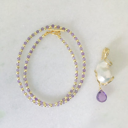 Collana Eterea Ametista