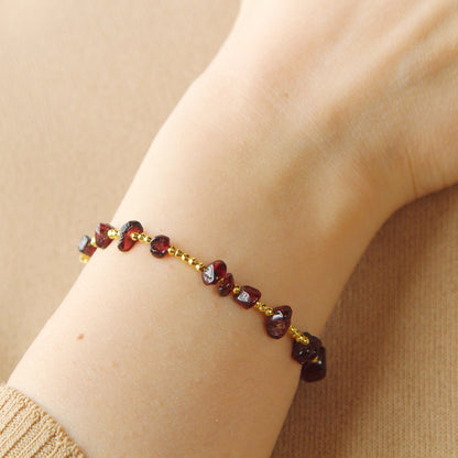 Bracciale cips Granato