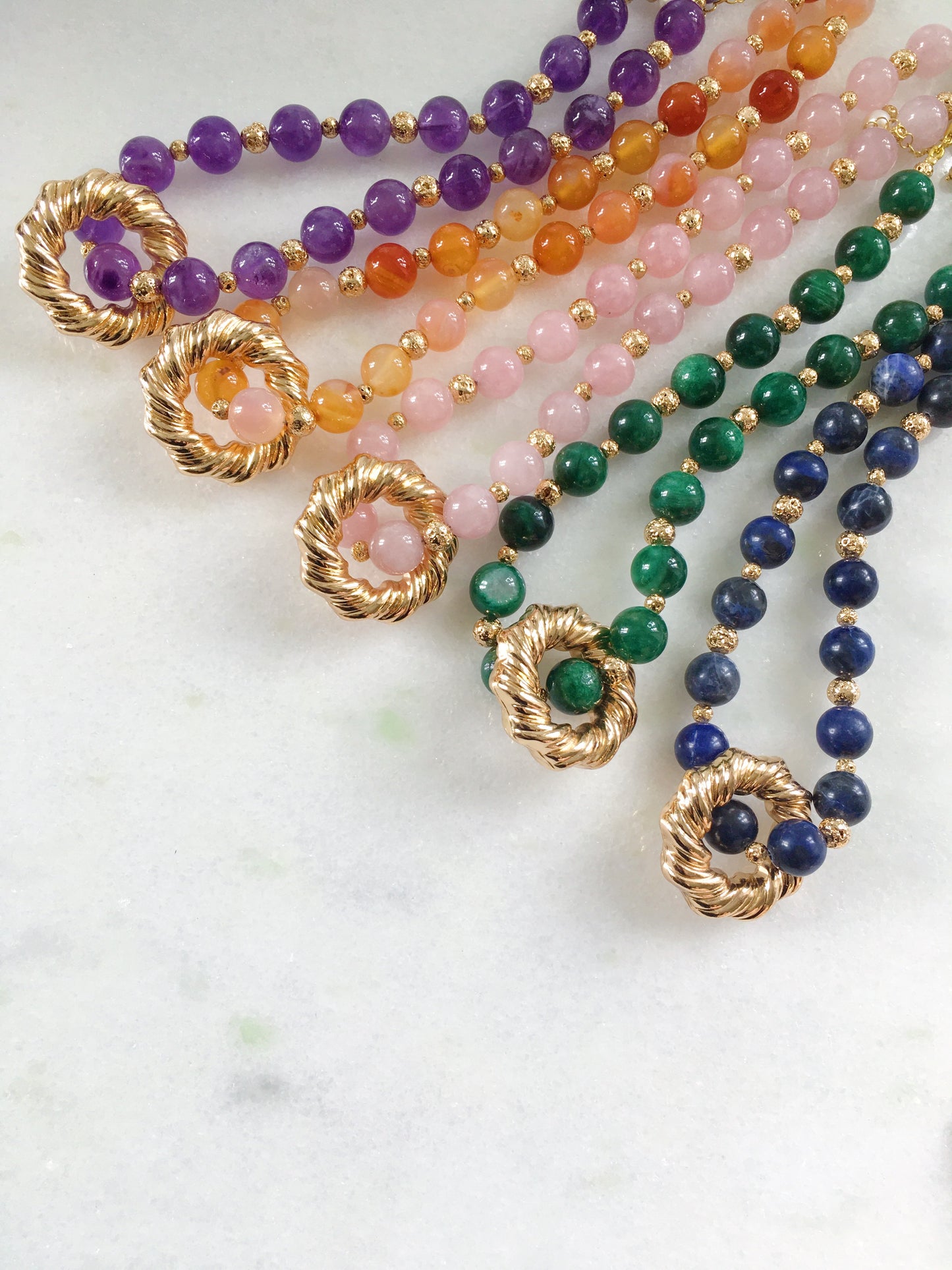 Collana Magnolia blu