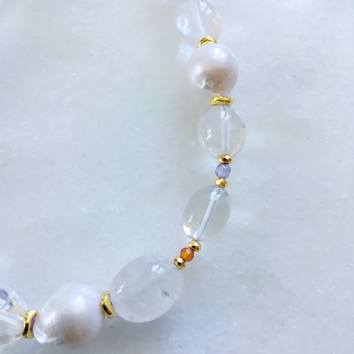 Collana Orchidea bianca