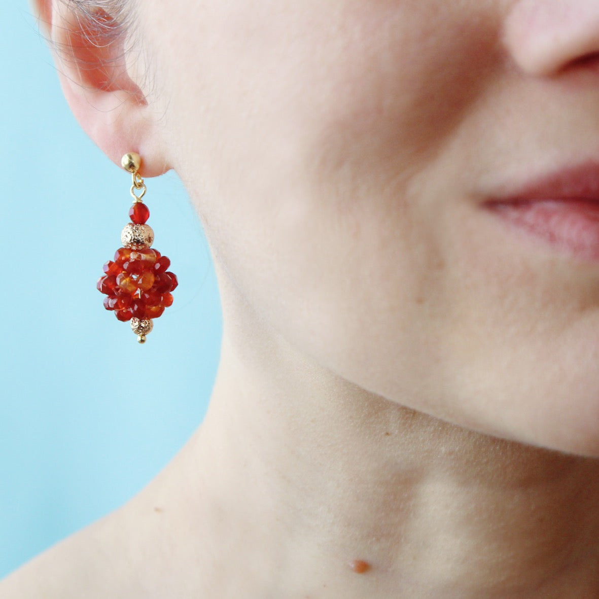 Orecchini More Arancio