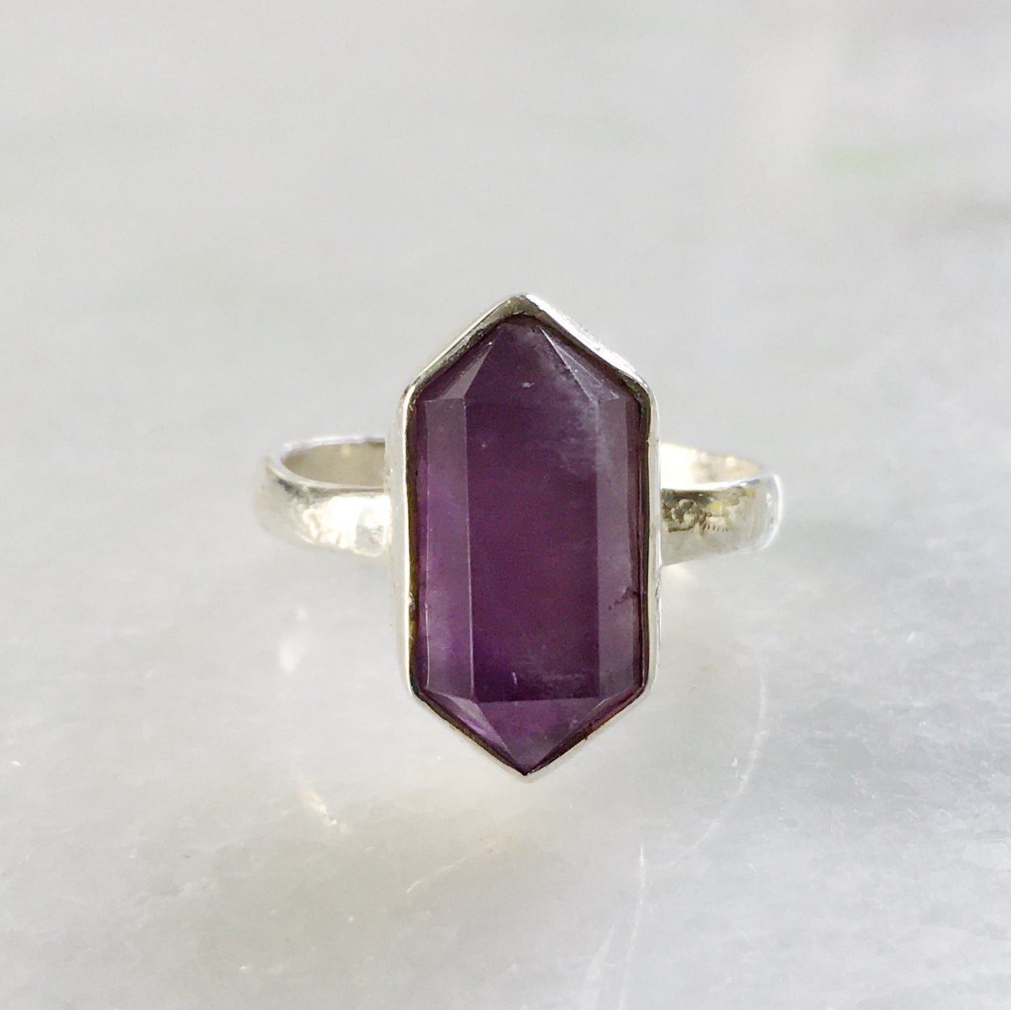 Anello cristallo di Ametista