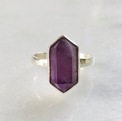 Anello cristallo di Ametista