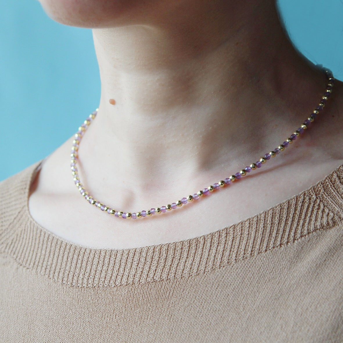 Collana Eterea Ametista