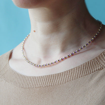 Collana Eterea Ametista