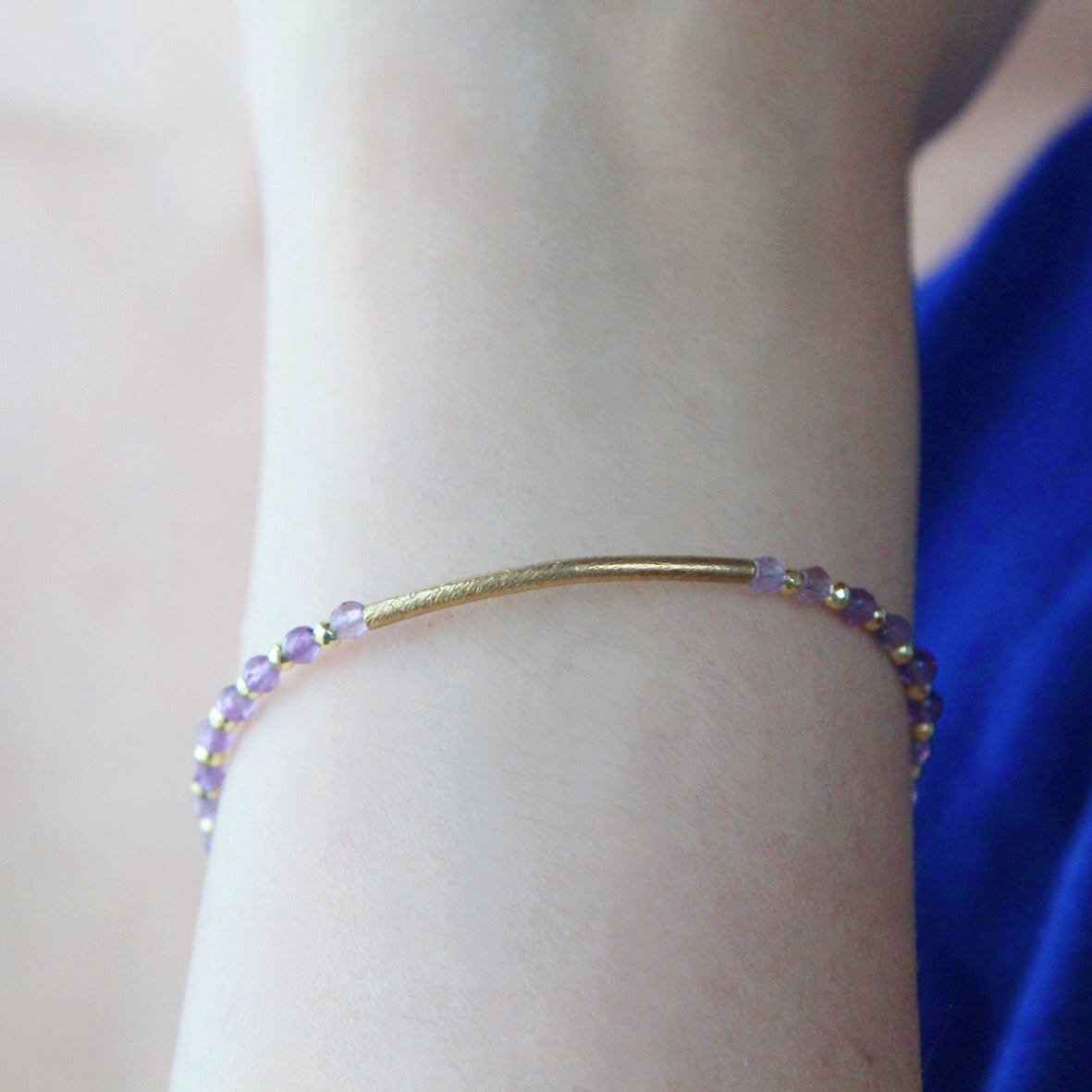 Bracciale luna ametista
