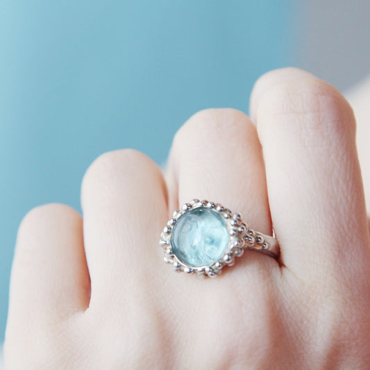 Anello mille bolle apatite