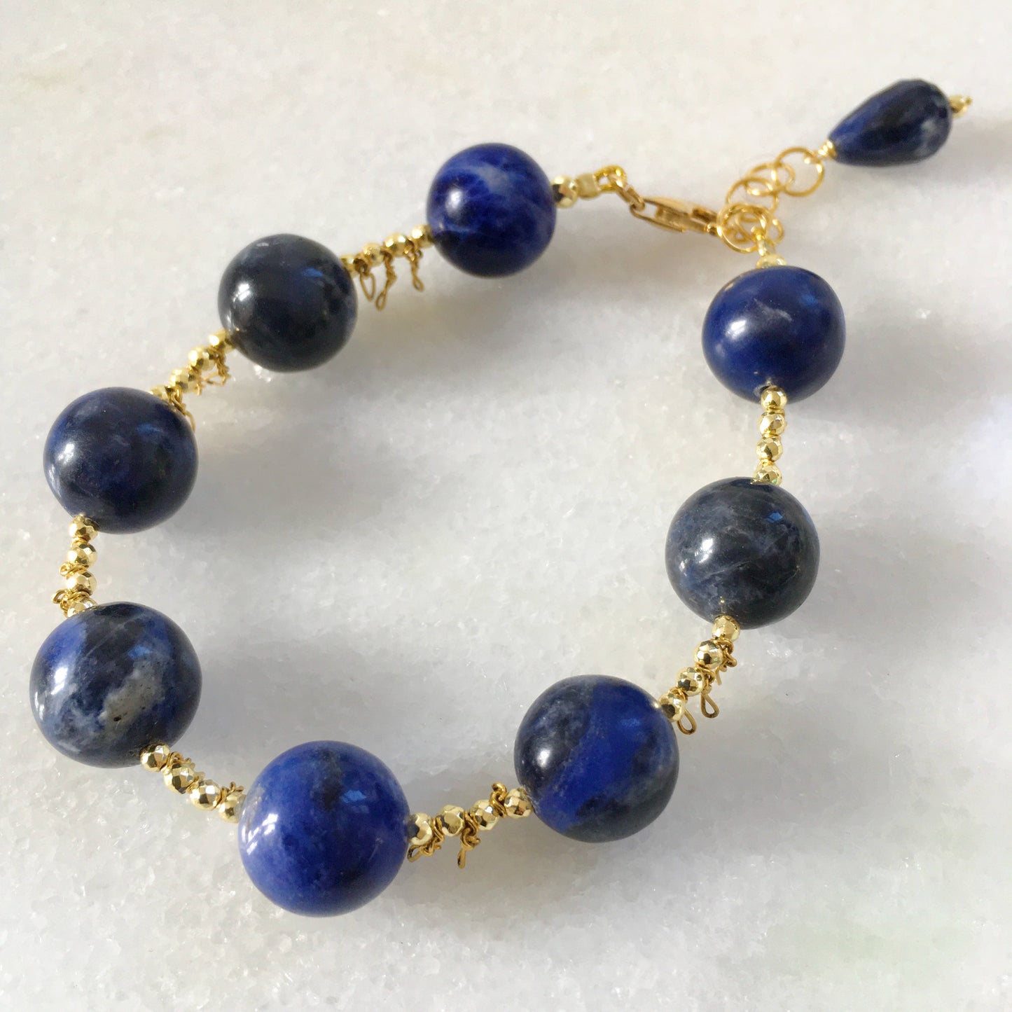 Bracciale frange sodalite