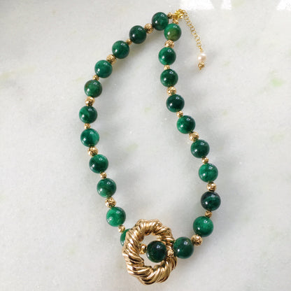 Collana Magnolia verde