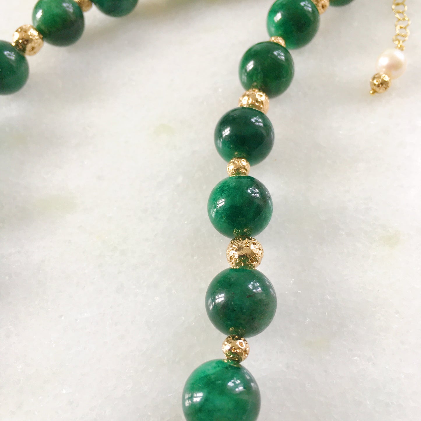 Collana Magnolia verde