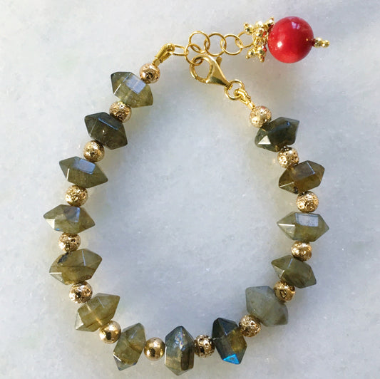 Bracciale cristallo grigio